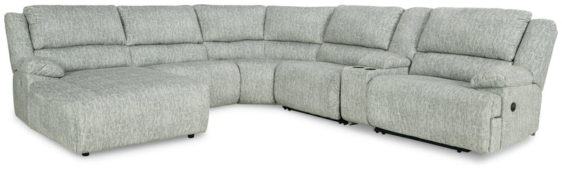 Mcclelland Gray 6-Piece Reclining Sectional With Chaise 29302S8