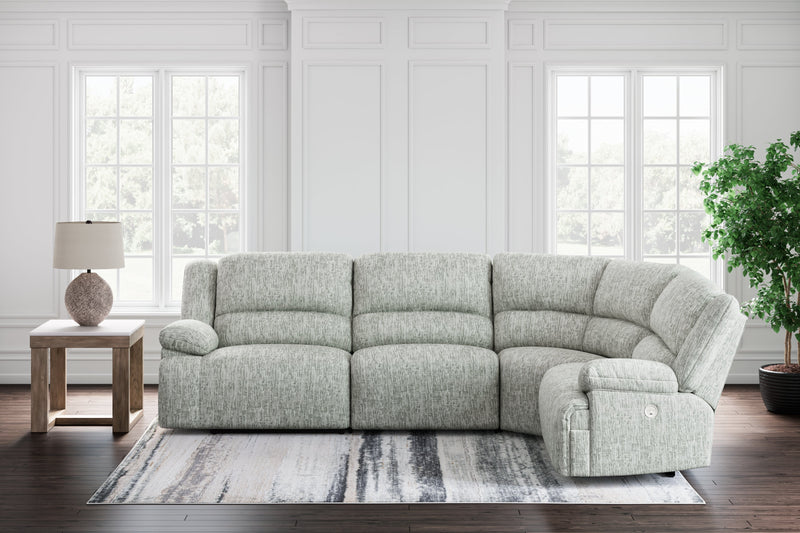 Mcclelland Gray 4-Piece Power Reclining Sectional