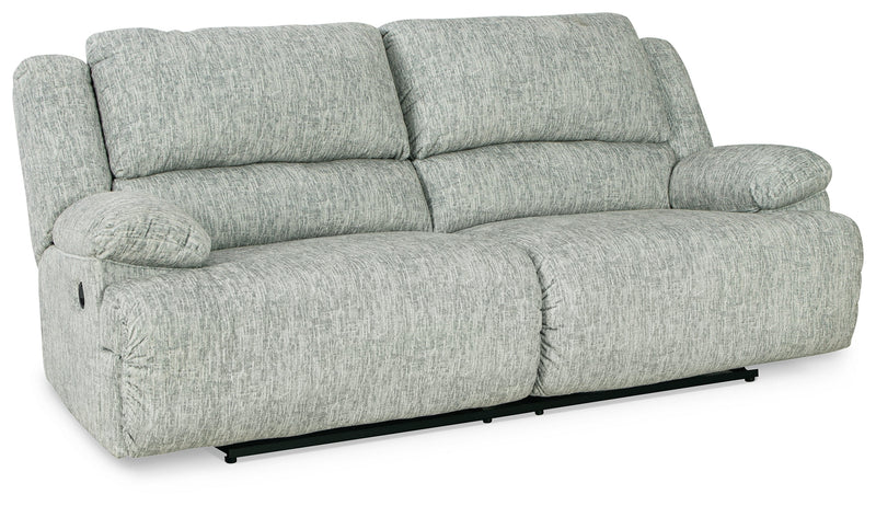 Mcclelland Gray Chenille Reclining Sofa