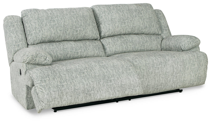 Mcclelland Gray Chenille Reclining Sofa