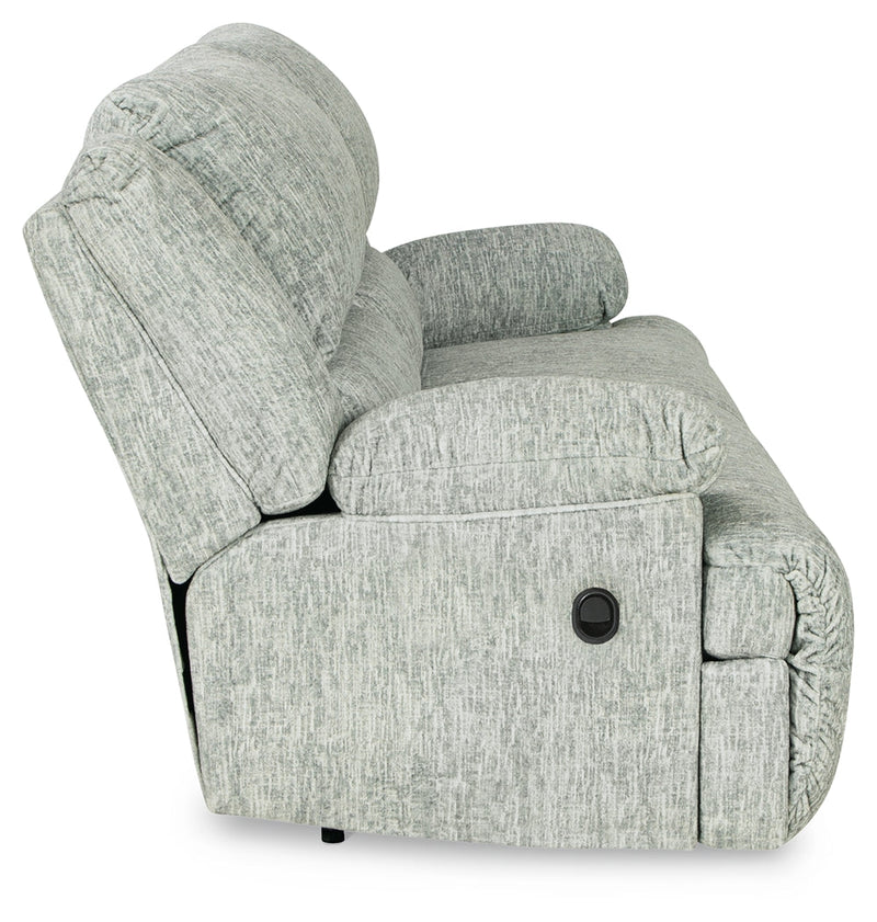 Mcclelland Gray Chenille Reclining Sofa