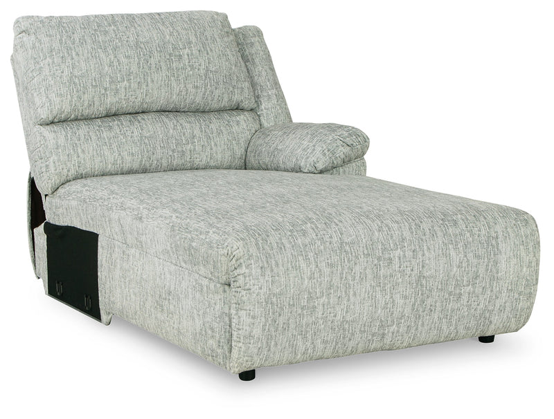 Mcclelland Gray 3-Piece Power Reclining Sectional With Chaise