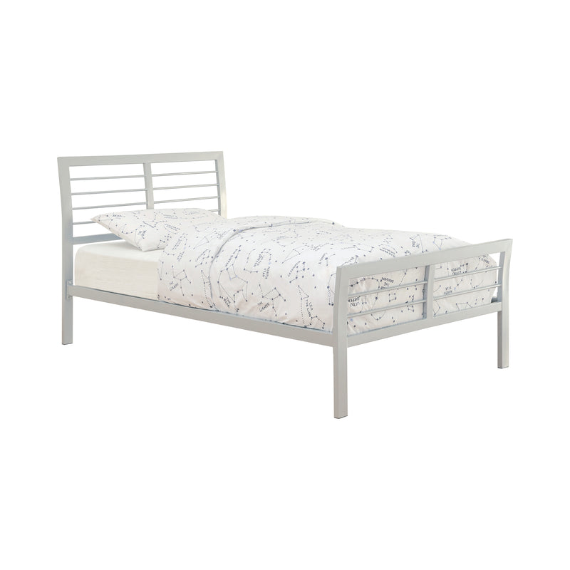 Cooper Full Metal Bed Silver