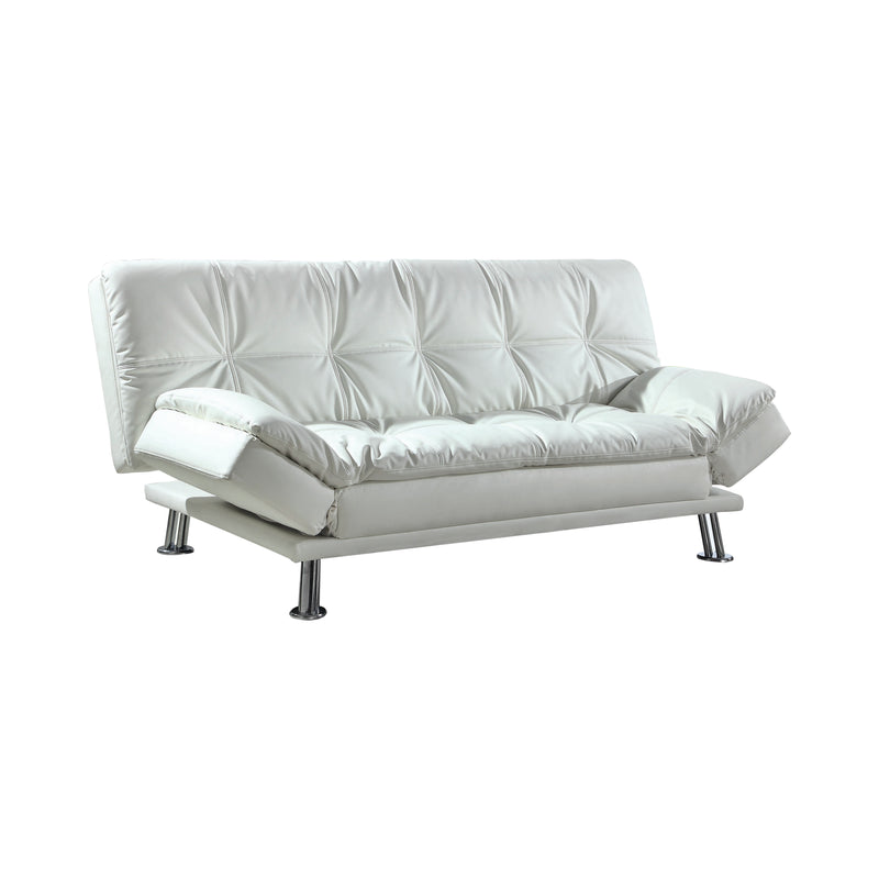 Dilleston Tufted Back Upholstered Sofa Bed Grey