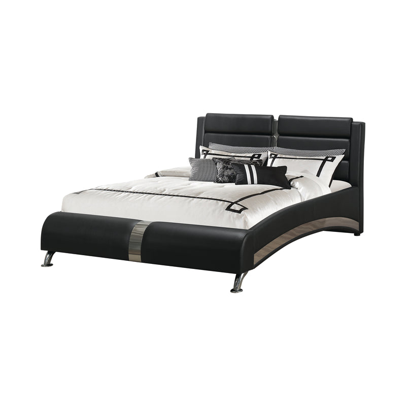 Jeremaine King Upholstered Bed White