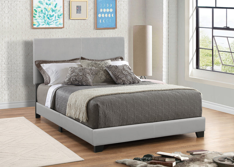 Dorian Upholstered Twin Bed Brown