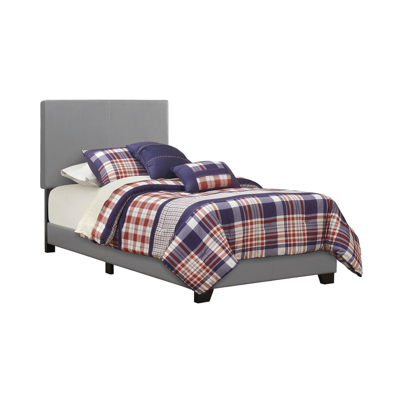 Dorian Upholstered Twin Bed Brown