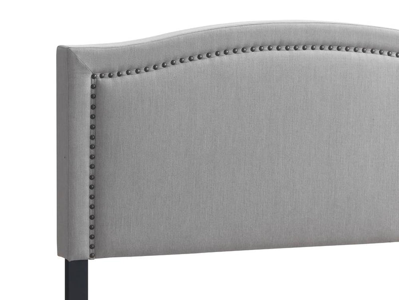 Hamden Queen Upholstered Panel Bed Mineral