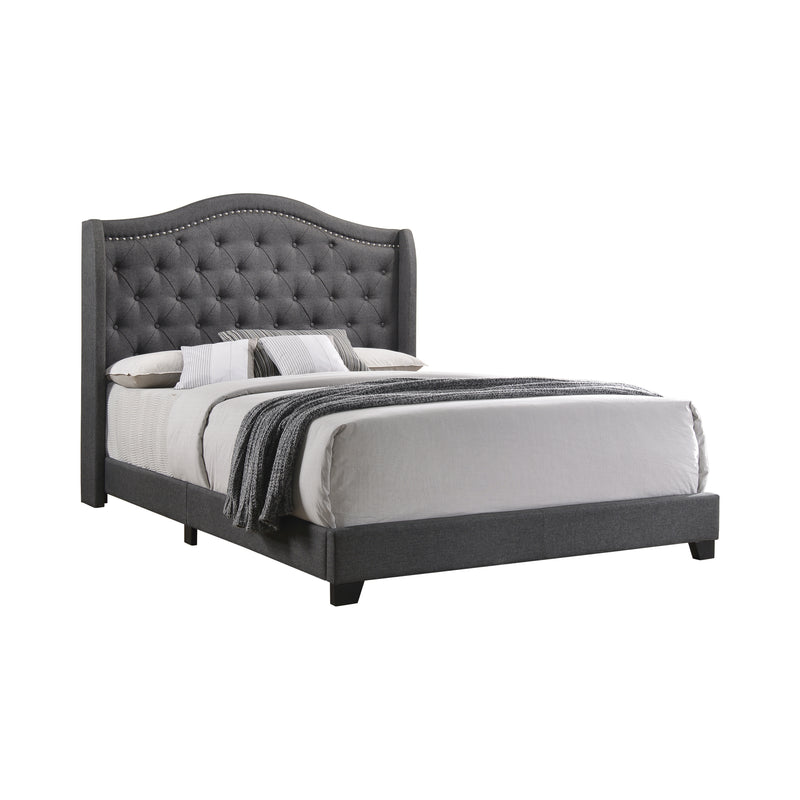 Sonoma Camel Back Queen Bed Grey