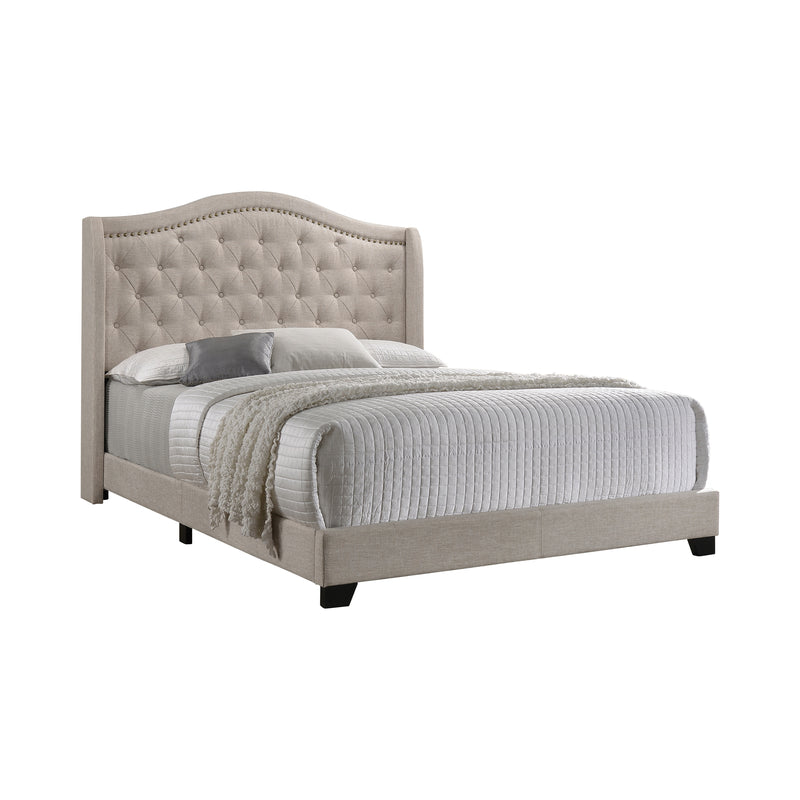 Sonoma Camel Back Queen Bed Grey