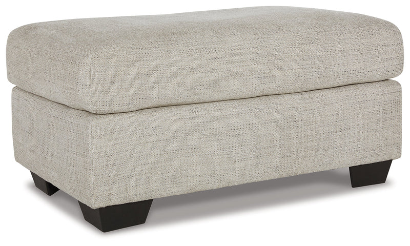 Vayda Pebble Chenille Ottoman