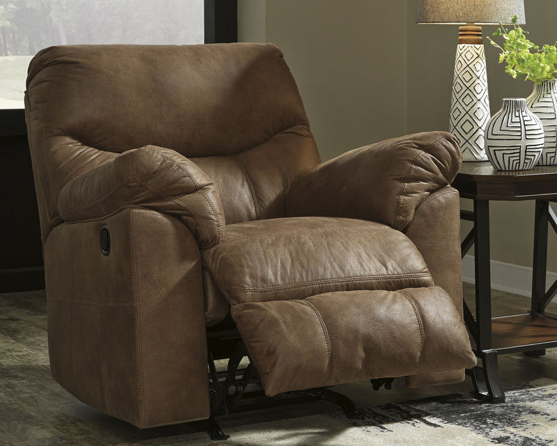 Boxberg Bark Faux Leather Recliner