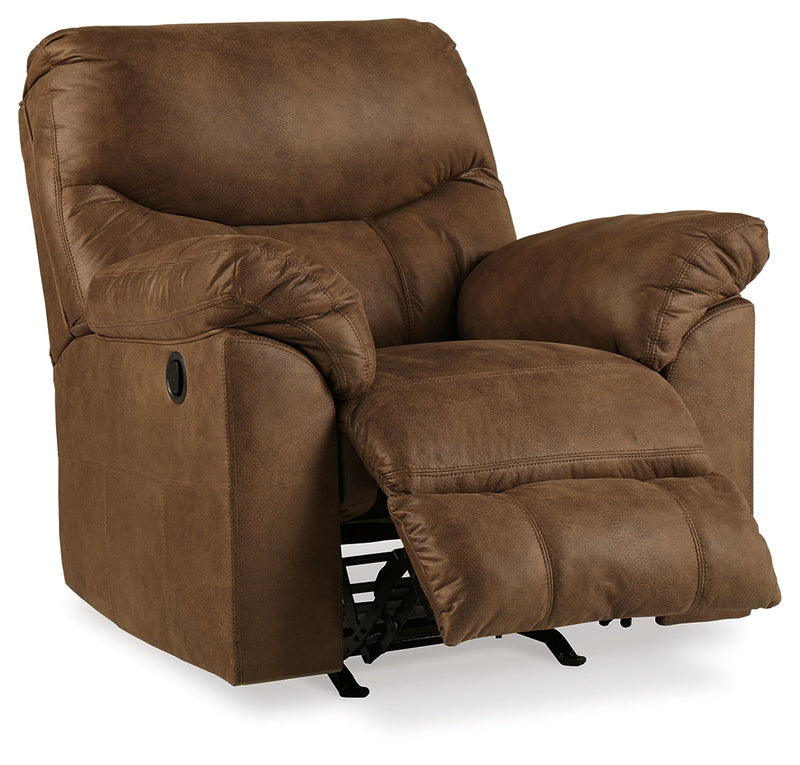 Boxberg Bark Faux Leather Recliner