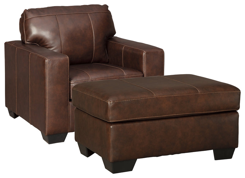 Morelos Chocolate Chair And Ottoman