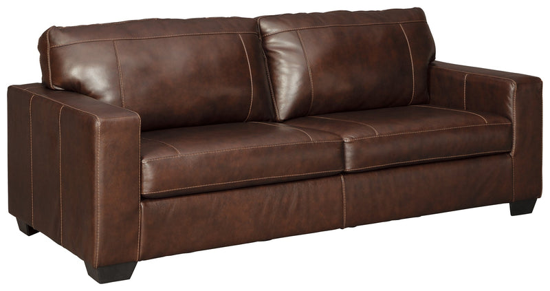 Morelos Chocolate Leather Sofa