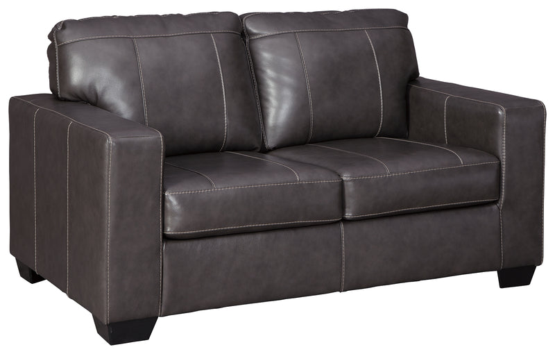 Morelos Gray Sofa Loveseat Chair And Ottoman