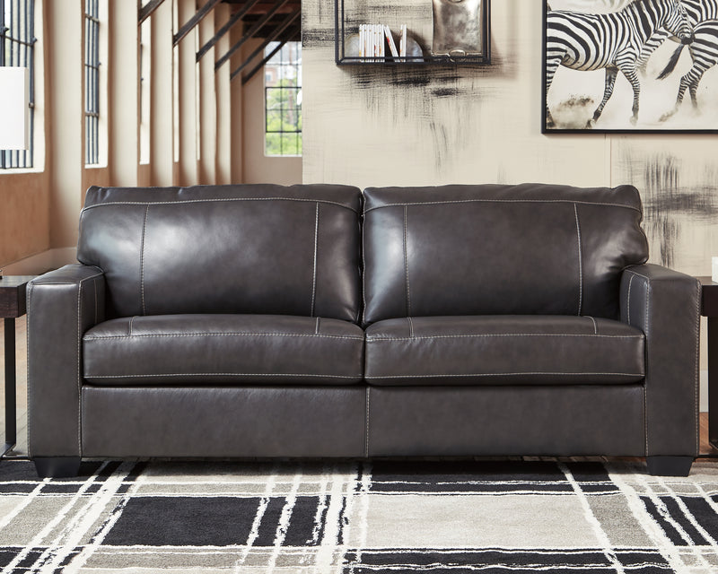 Morelos Gray Sofa Loveseat Chair And Ottoman