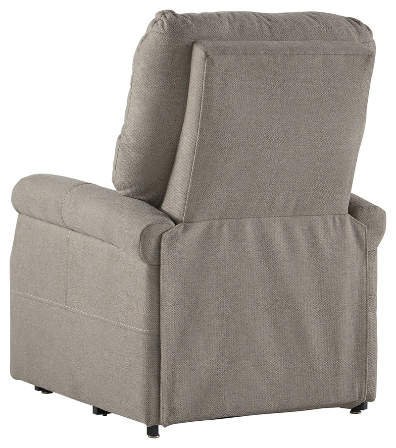 Markridge Gray Chenille Power Lift Recliner