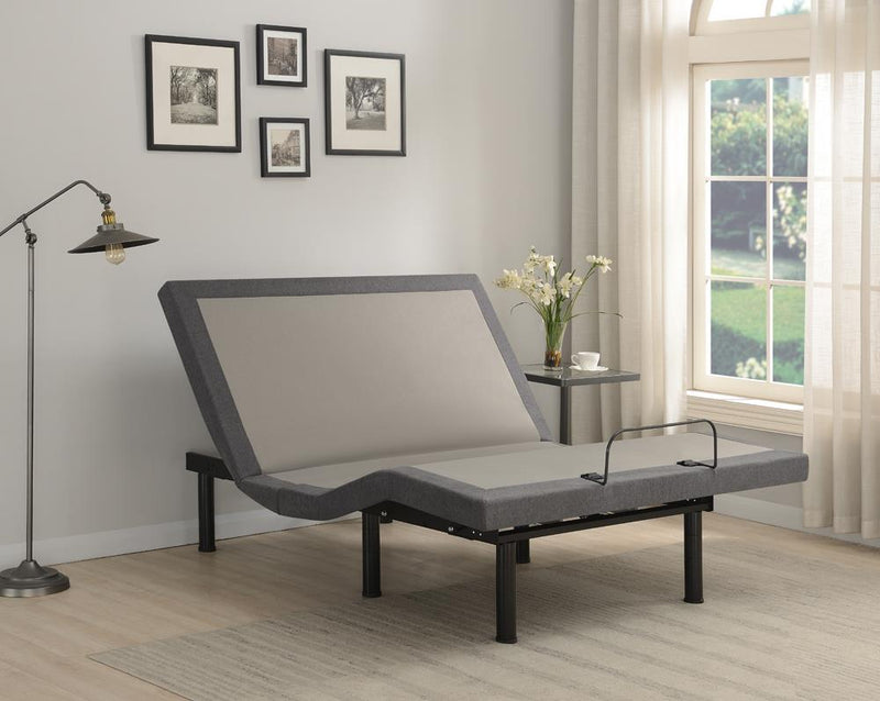 Clara Twin Xl Adjustable Bed Base Grey And Black