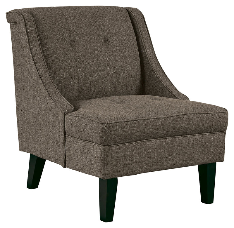 Clarinda Gray Textured Accent Chair