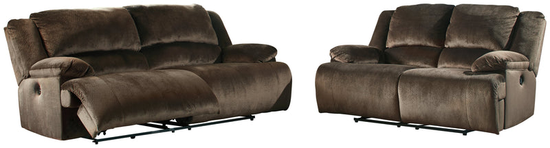 Clonmel Chocolate Sofa And Loveseat