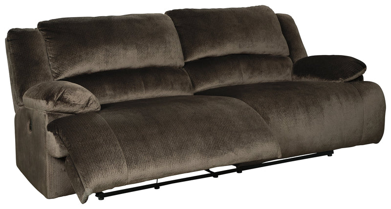 Clonmel Chocolate Velvet Power Reclining Sofa