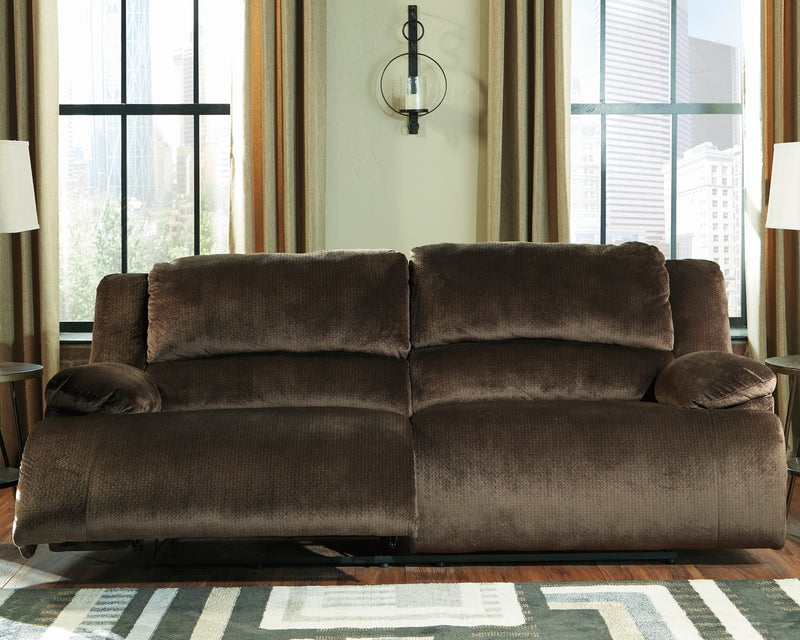 Clonmel Chocolate Sofa Loveseat And Recliner