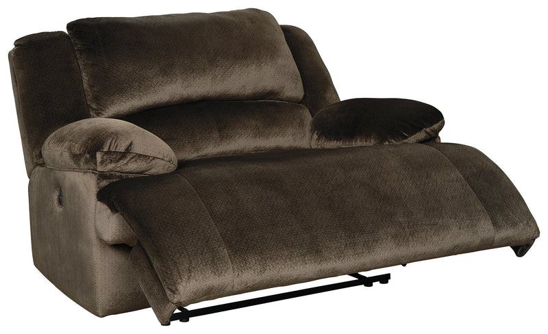 Clonmel Chocolate Velvet Oversized Power Recliner