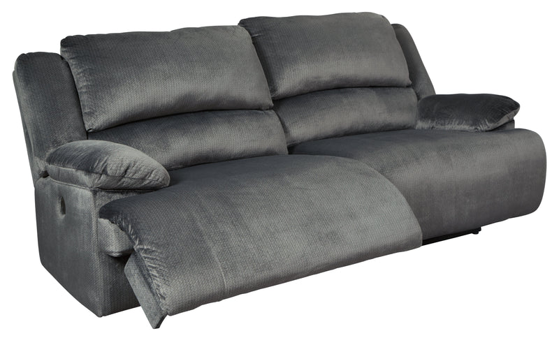 Clonmel Charcoal Velvet Power Reclining Sofa