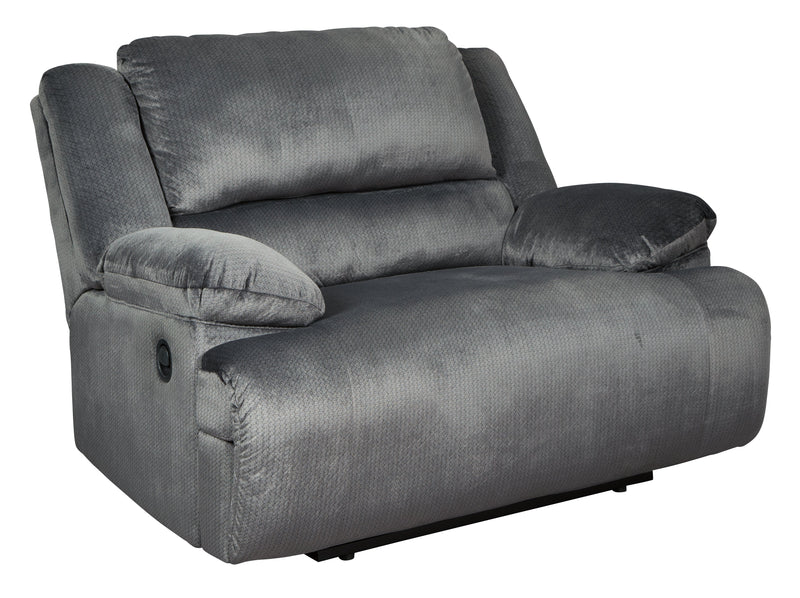 Clonmel Charcoal Sofa Loveseat And Recliner