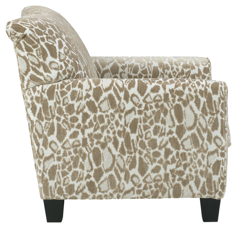 Dovemont Putty Chenille Accent Chair