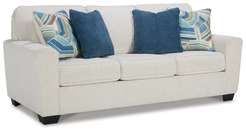 Cashton Snow Chenille Queen Sofa Sleeper