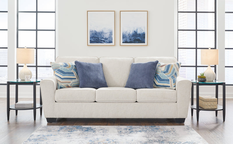 Cashton Snow Chenille Queen Sofa Sleeper