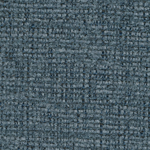 Cashton Blue Chenille Ottoman