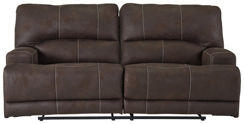 Kitching Java Faux Leather Power Reclining Sofa