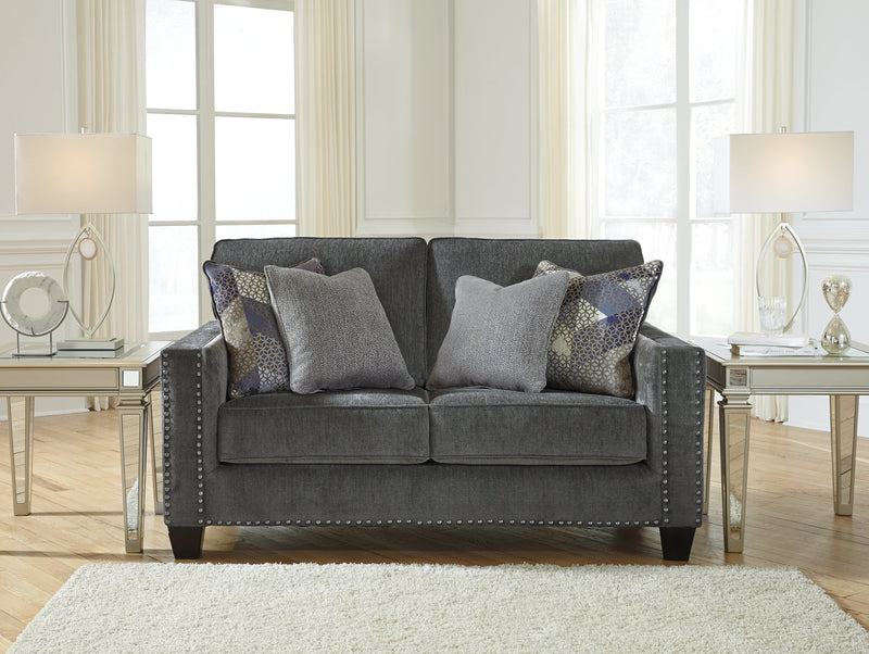 Gavril Smoke Chenille Loveseat