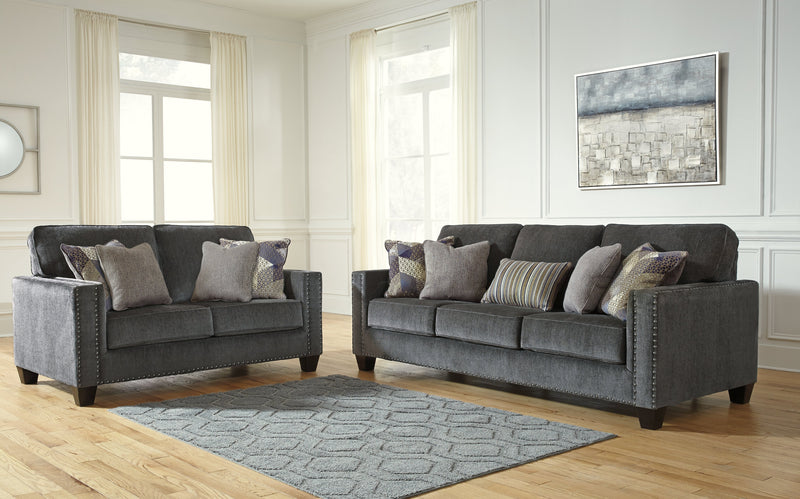 Gavril Smoke Chenille Sofa