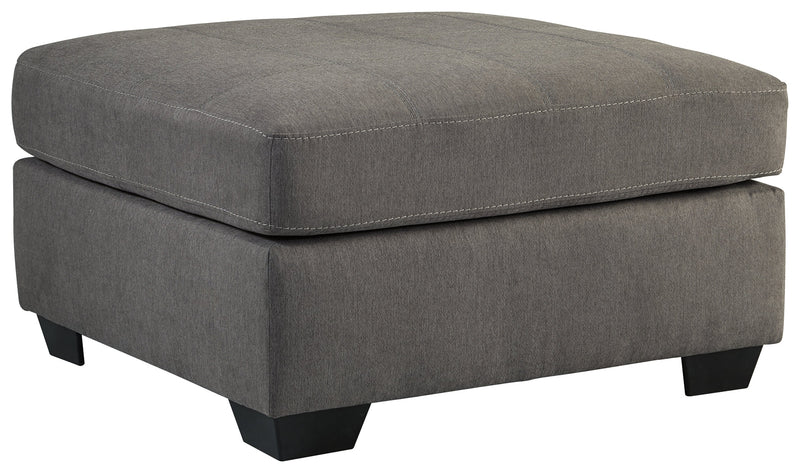 Maier Charcoal Oversized Accent Ottoman