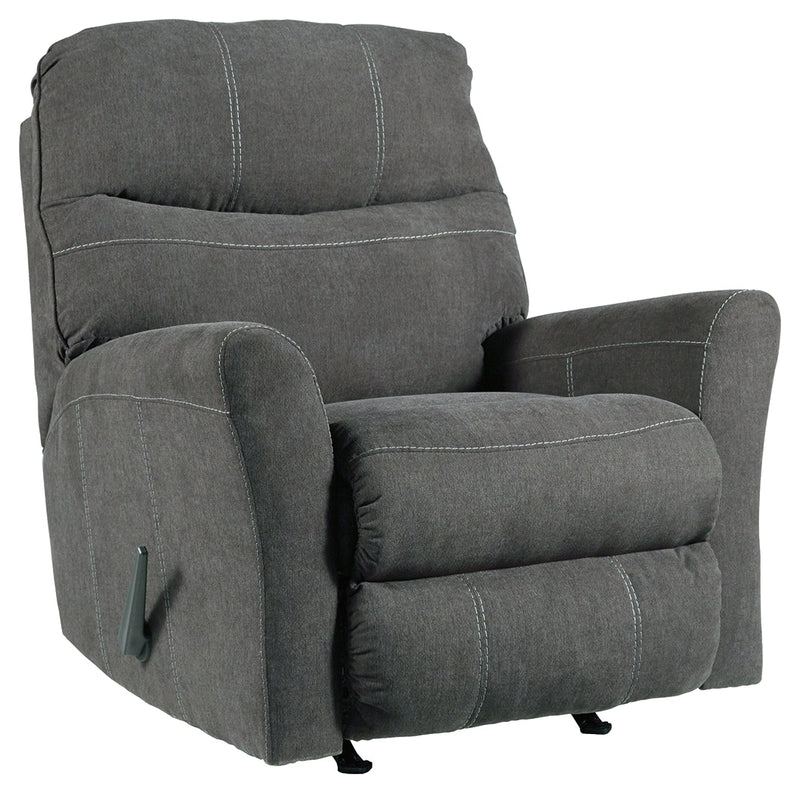 Maier Walnut Chenille Recliner