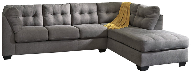 Maier Charcoal 2-Piece Sectional With Chaise