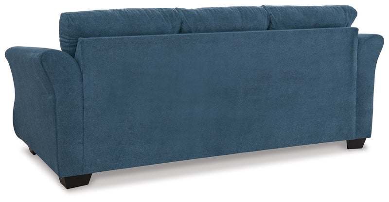 Miravel Indigo Microfiber Sofa