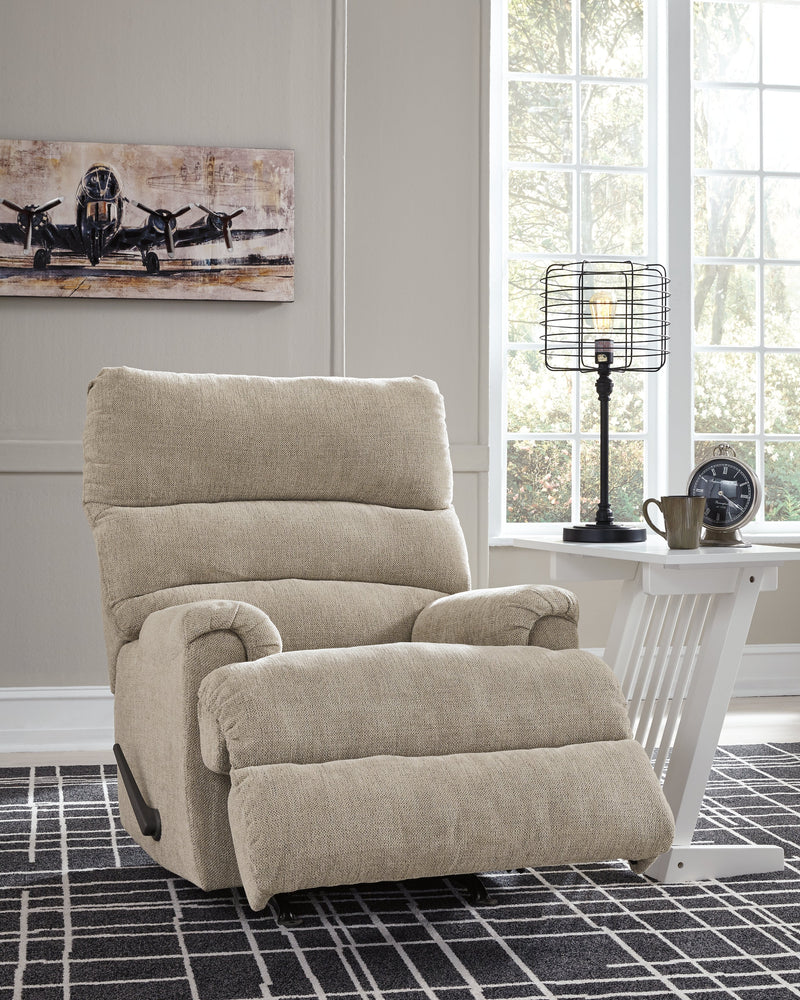 Man Fort Dusk Chenille Recliner