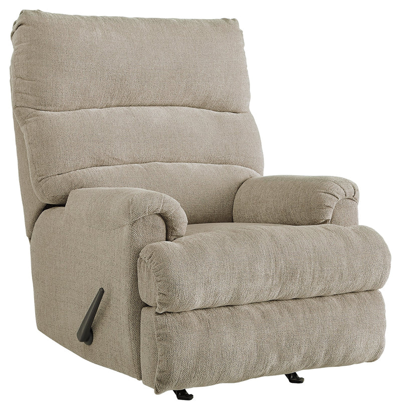 Man Fort Dusk Chenille Recliner