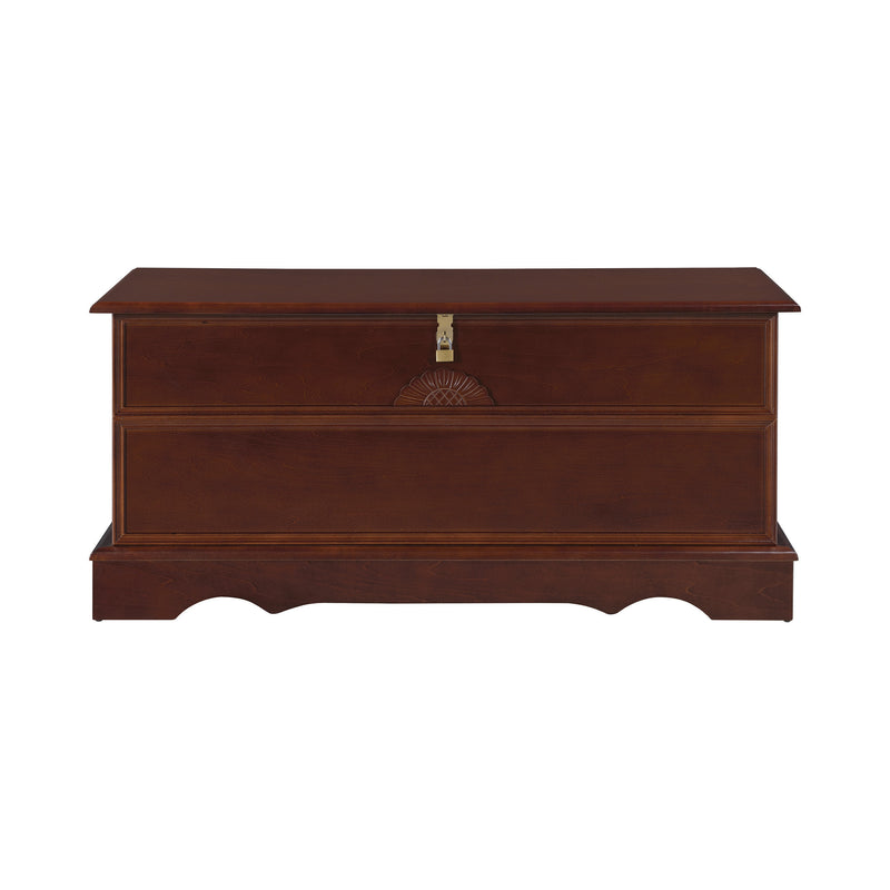 Paula Rectangular Cedar Chest Warm Brown