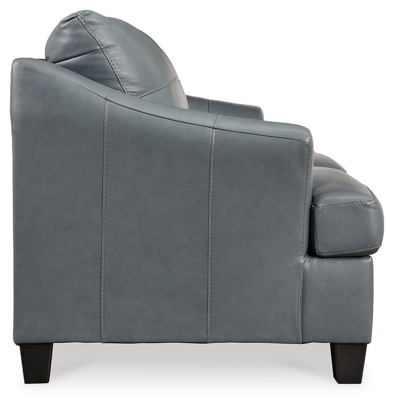 Genoa Steel Leather Sofa