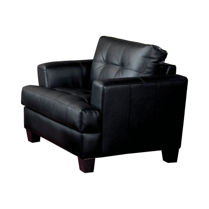 Samuel Upholstered Chair Dark Brown