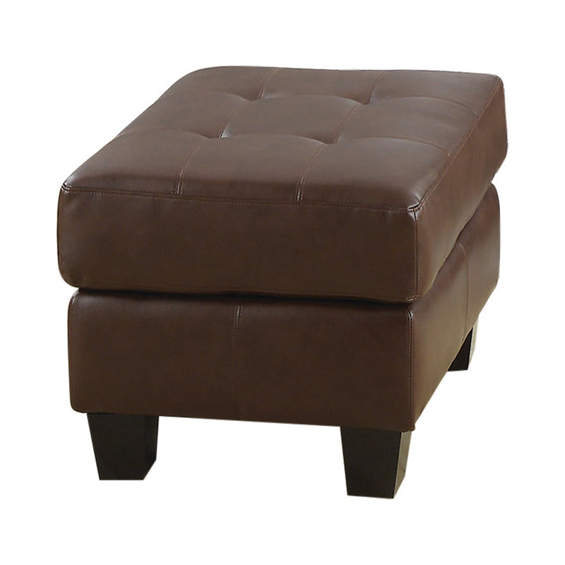 Samuel Upholstered Tufted Loveseat Black