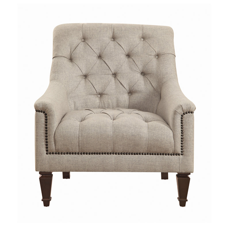 Avonlea Sloped Arm Tufted Sofa Grey