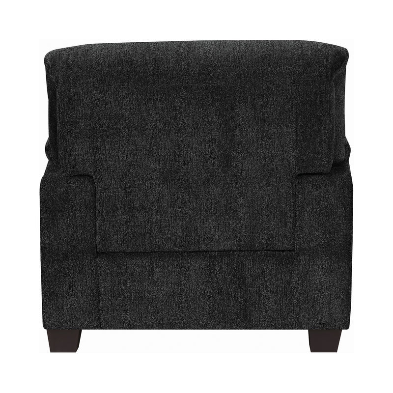 Clemintine Upholstered Chair With Nailhead Trim Graphite