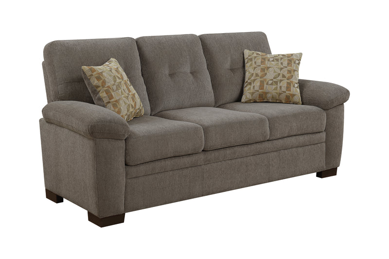 Fairbairn Upholstered Loveseat Charcoal